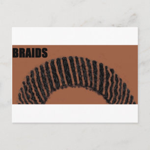Carte Postale tresses
