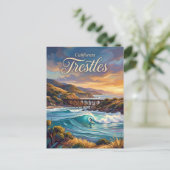 Carte Postale Trestles Californie (Debout devant)