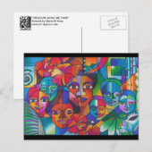 CARTE POSTALE TRÉSURE CE QUE NOUS AVONS (Devant / Derrière)