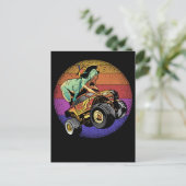 Carte Postale Trex Monster Truck Boys Dinosaur Monster Trucs (Debout devant)