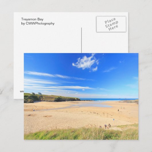 Carte Postale Treyarnon (Devant / Derrière)