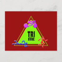 TRI Triathlon Swim Bike Run TRIANGLE TRI ME Design