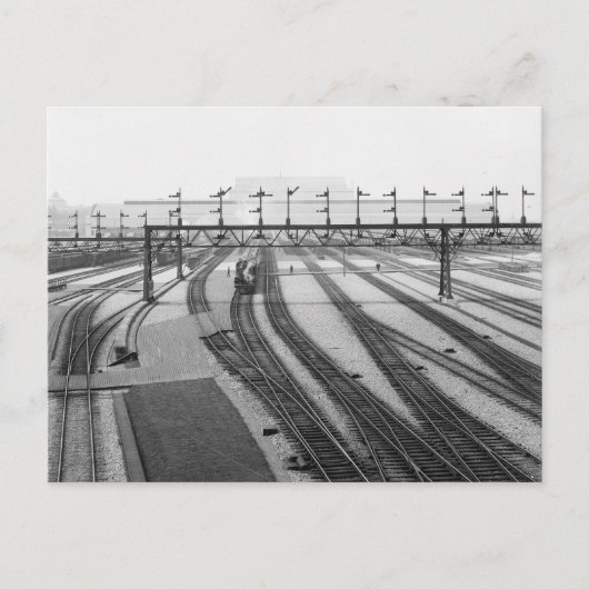 Carte Postale Triage de chemin de fer, 1907 (Devant)