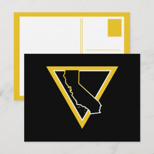 Carte Postale triangle californie