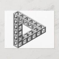 Triangle d'illusion optique impossible