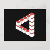 Triangle impossible Abstrait