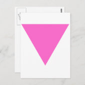 Carte Postale Triangle rose (Devant / Derrière)
