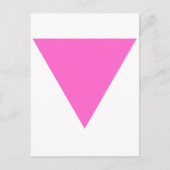 Carte Postale Triangle rose (Devant)