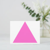 Carte Postale Triangle rose (Debout devant)