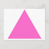 Carte Postale Triangle rose (Devant)