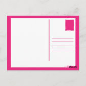 Carte Postale triangle rose californie (Dos)