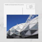Carte Postale triangles du stade de melbourne (Devant / Derrière)