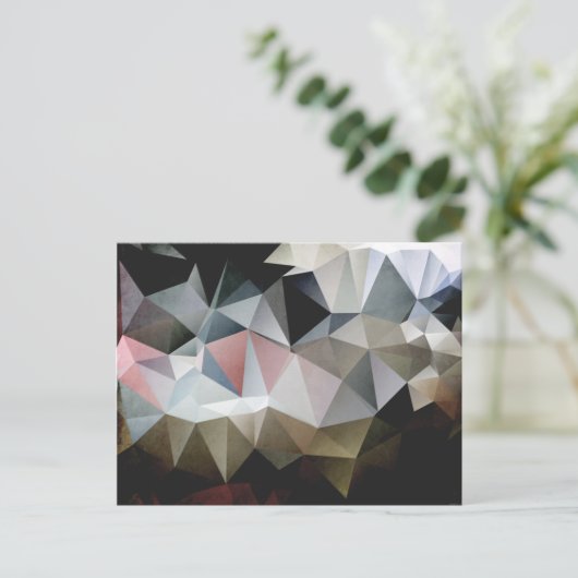 Carte Postale Triangles texturés (Debout devant)