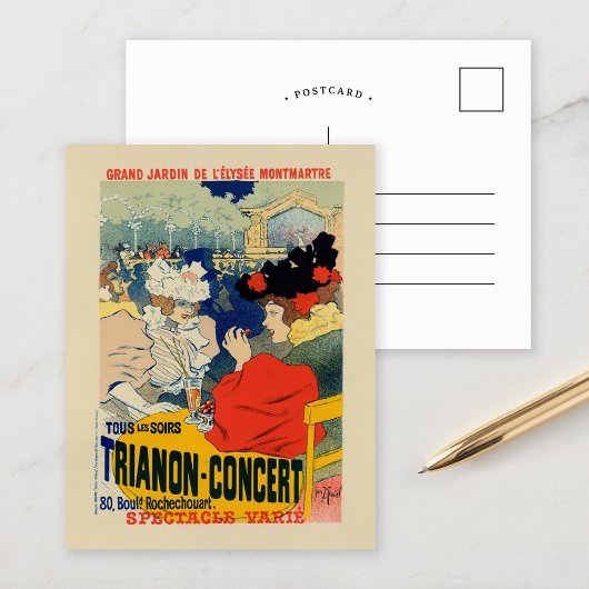Carte Postale Trianon-Concert | Georges Meunier