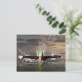 Carte Postale Triathlète 2 (Debout devant)