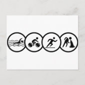 Carte Postale triathlon (Devant)
