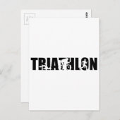 Carte Postale Triathlon (Devant / Derrière)