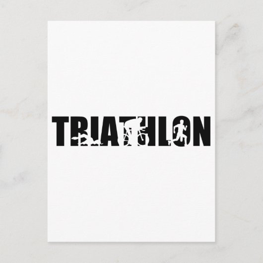 Carte Postale Triathlon (Devant)