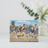 Carte Postale Triathloners Courir 2 (Debout devant)