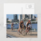 Carte Postale Triathloners Cyclisme (Devant / Derrière)