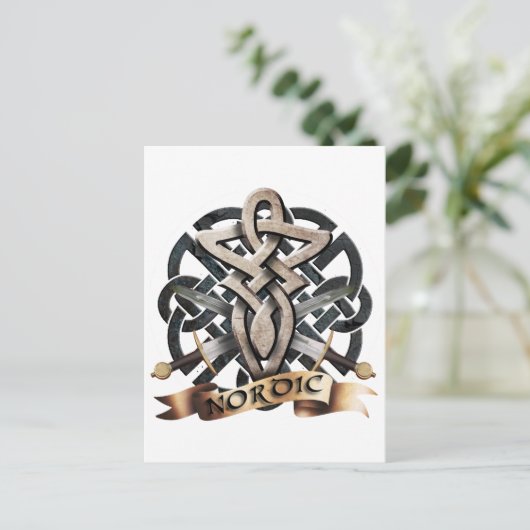 Carte Postale Tribal Knot viking B (Debout devant)