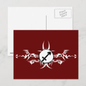Carte postale Tribal Sagittarius (Devant / Derrière)