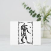 Carte Postale Tribal Tattoo Anubis (Debout devant)
