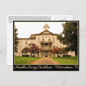 Carte Postale Tribunal du comté de Hamblen - Morristown, TN (Devant / Derrière)