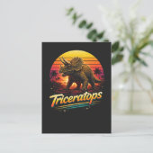 Carte Postale Triceratops (Debout devant)