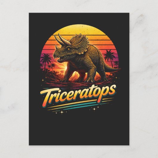 Carte Postale Triceratops (Devant)