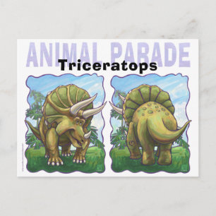 Carte Postale Triceratops Cadeaux & Accessoires