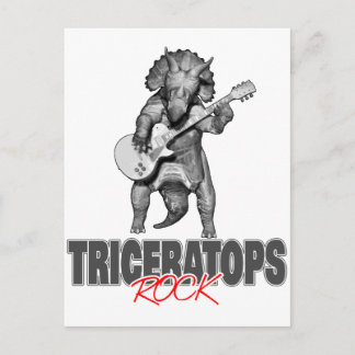 Carte Postale Tricératops Rocks