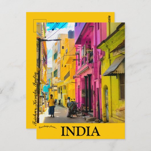 Carte Postale Trichur Kerala Inde (Devant / Derrière)