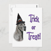 Carte Postale Trick de grand Danse (bleu) (Devant / Derrière)