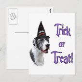 Carte Postale Trick Great Dane (merle) (Devant / Derrière)