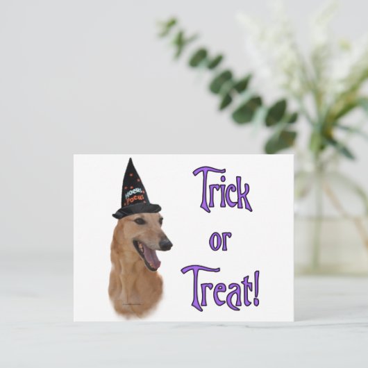 Carte Postale Trick gris (rouge) (Debout devant)