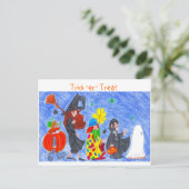 Carte Postale Trick-or-Treat (Debout devant)