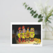 Carte Postale Trick ou Tweet ? (Debout devant)