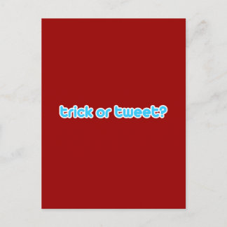 Carte Postale Trick ou Tweet 2