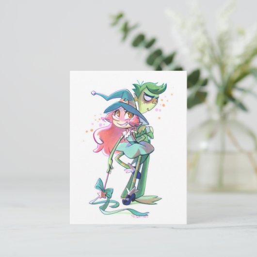 Carte Postale Tricky et Gorf (Debout devant)