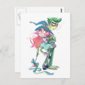 Carte Postale Tricky et Gorf (Devant / Derrière)