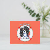 Carte Postale Tricolor Cavalier CKCS Premier Mate (Debout devant)