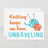 Carte Postale Tricot (Devant / Derrière)