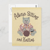 Carte Postale Tricot (Devant / Derrière)