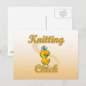 Carte Postale Tricot Chick (Devant / Derrière)