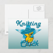 Carte Postale Tricot Chick #7 (Devant / Derrière)