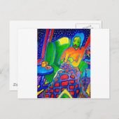 Carte Postale Tricot de nuit par Piliero (Devant / Derrière)