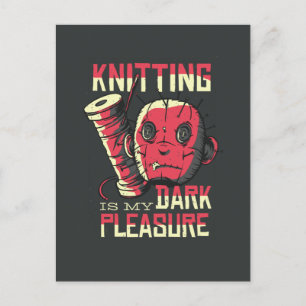 Carte Postale Tricot est My Dark Pleasasure