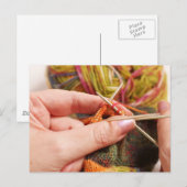 Carte Postale Tricot main (Devant / Derrière)