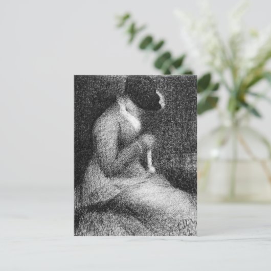 Carte Postale Tricot par Georges Seurat (Debout devant)